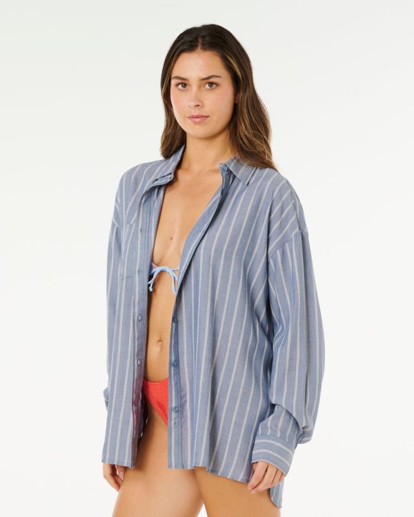Chemise Beach Days Pinstripe - vue alternative