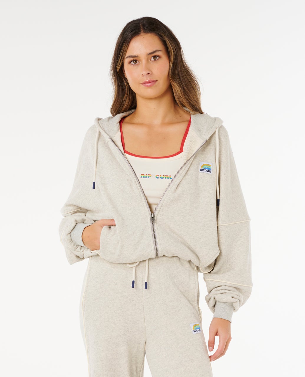 Sweat à capuche zippé Surf Side Spliced