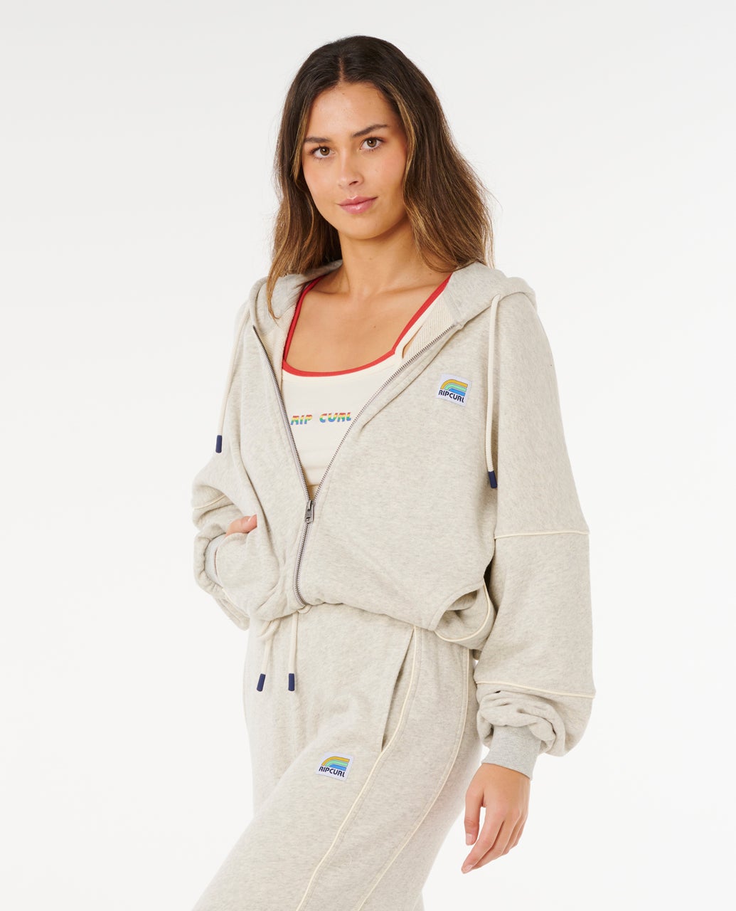 Sweat à capuche zippé Surf Side Spliced - vue alternative