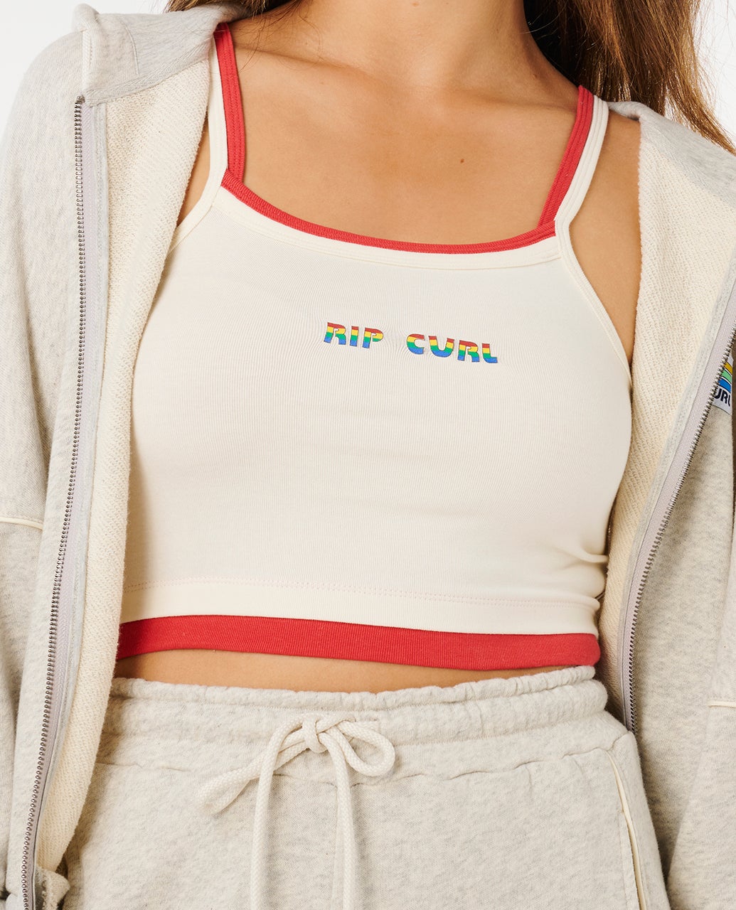 Sweat à capuche zippé Surf Side Spliced
