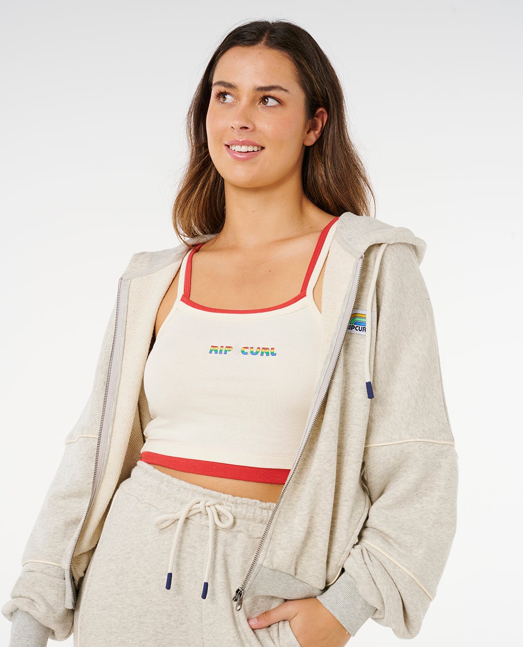 Sweat à capuche zippé Surf Side Spliced