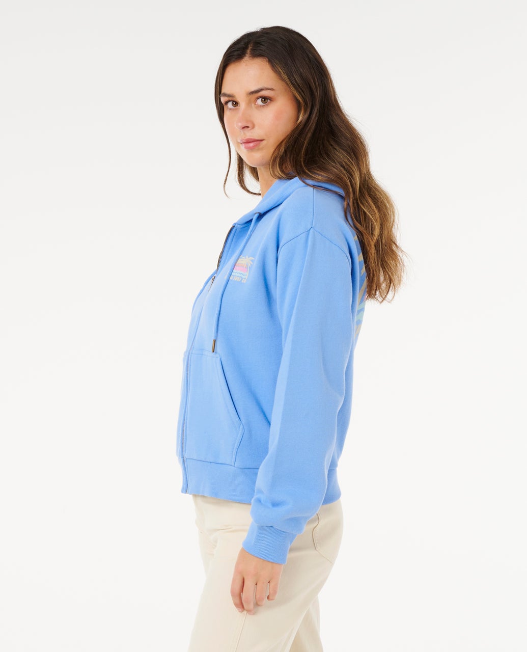 Sweat à capuche zippé Aloha - vue alternative