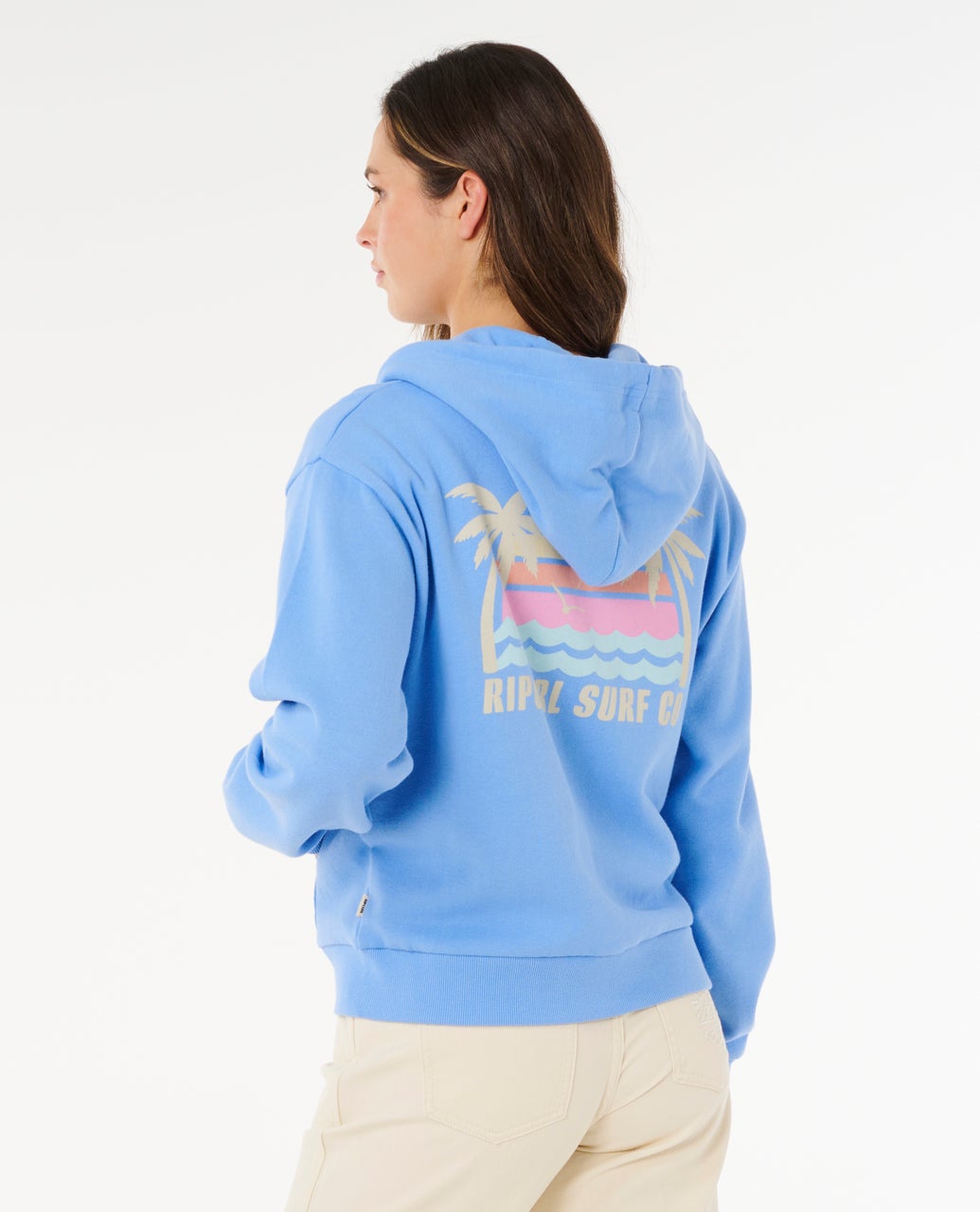 Sweat à capuche zippé Aloha