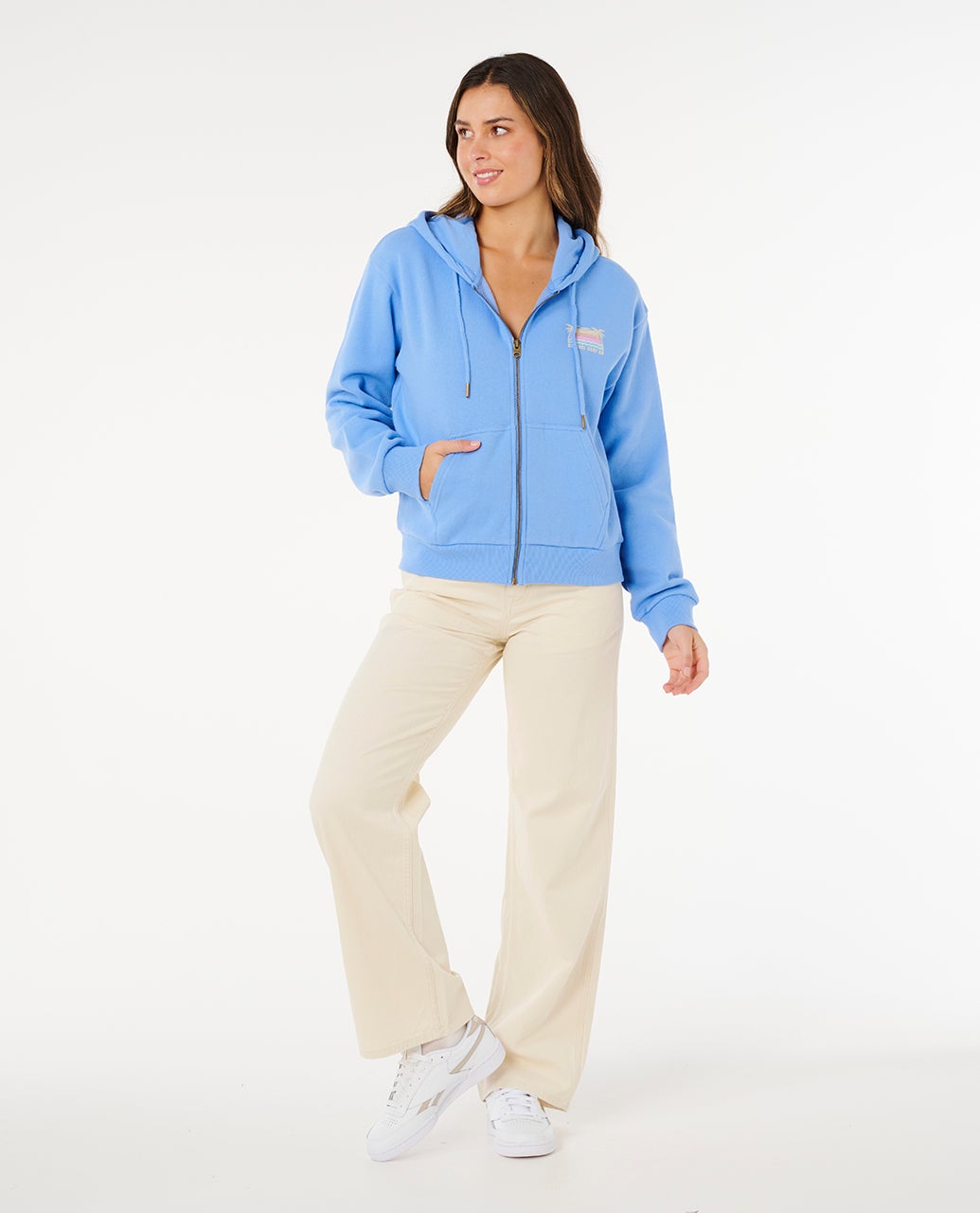 Sweat à capuche zippé Aloha