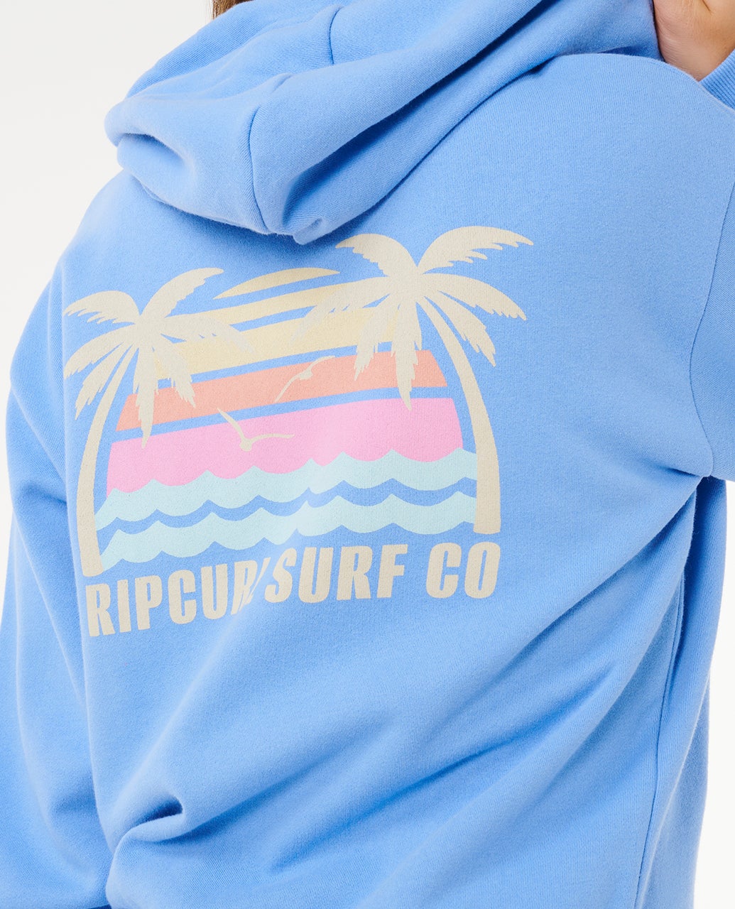 Sweat à capuche zippé Aloha