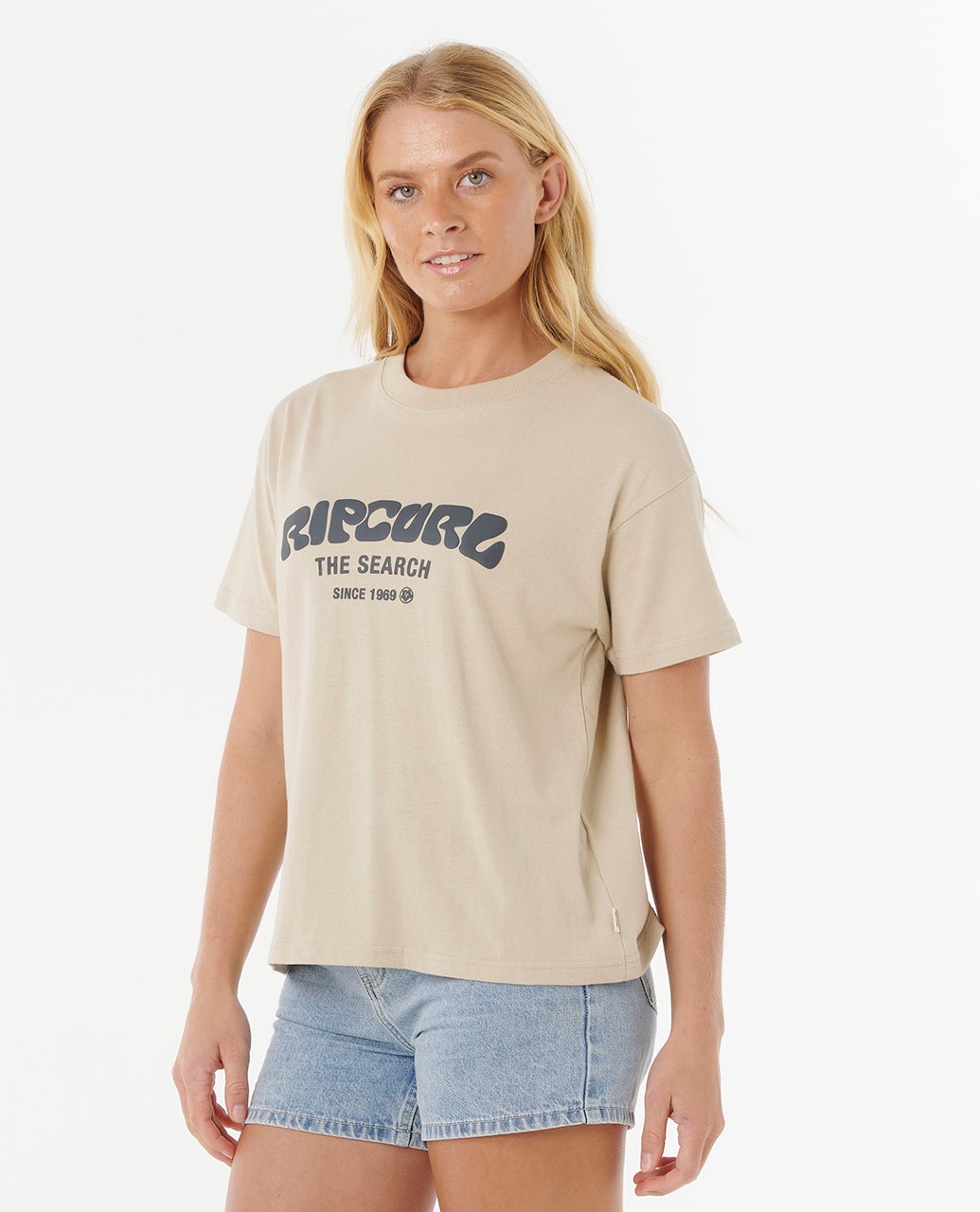 T-shirt décontracté à manches courtes Surf Puff