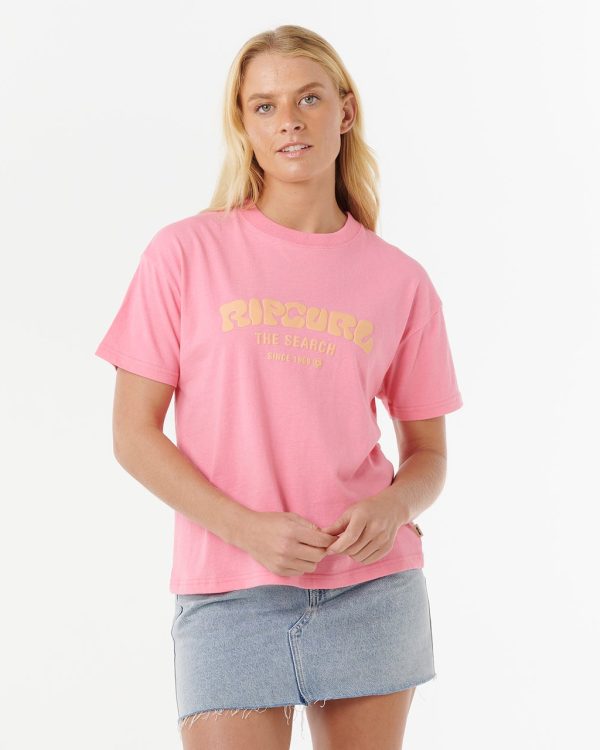 T-shirt décontracté à manches courtes Surf Puff