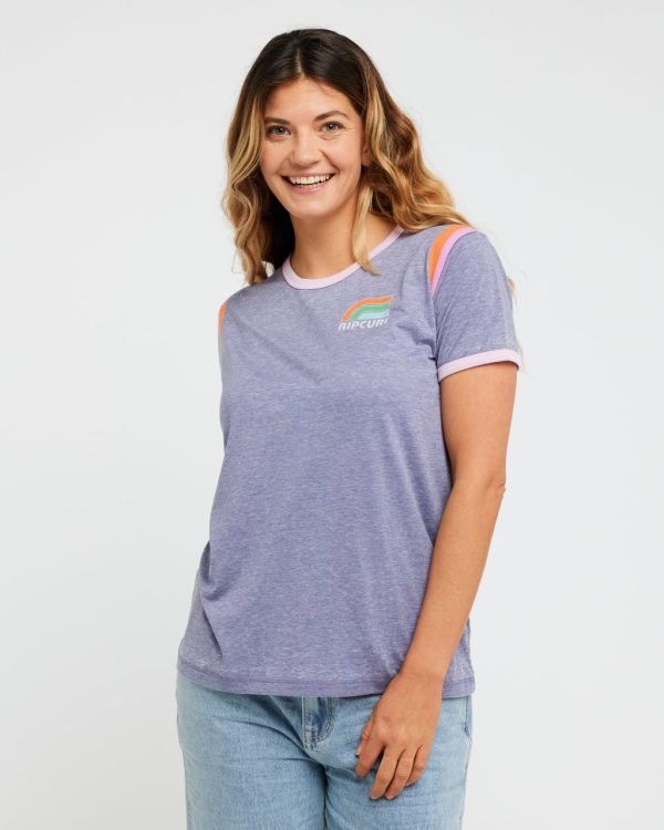 T-shirt Surf Side Ringer