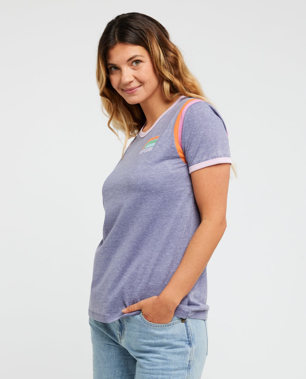 T-shirt Surf Side Ringer