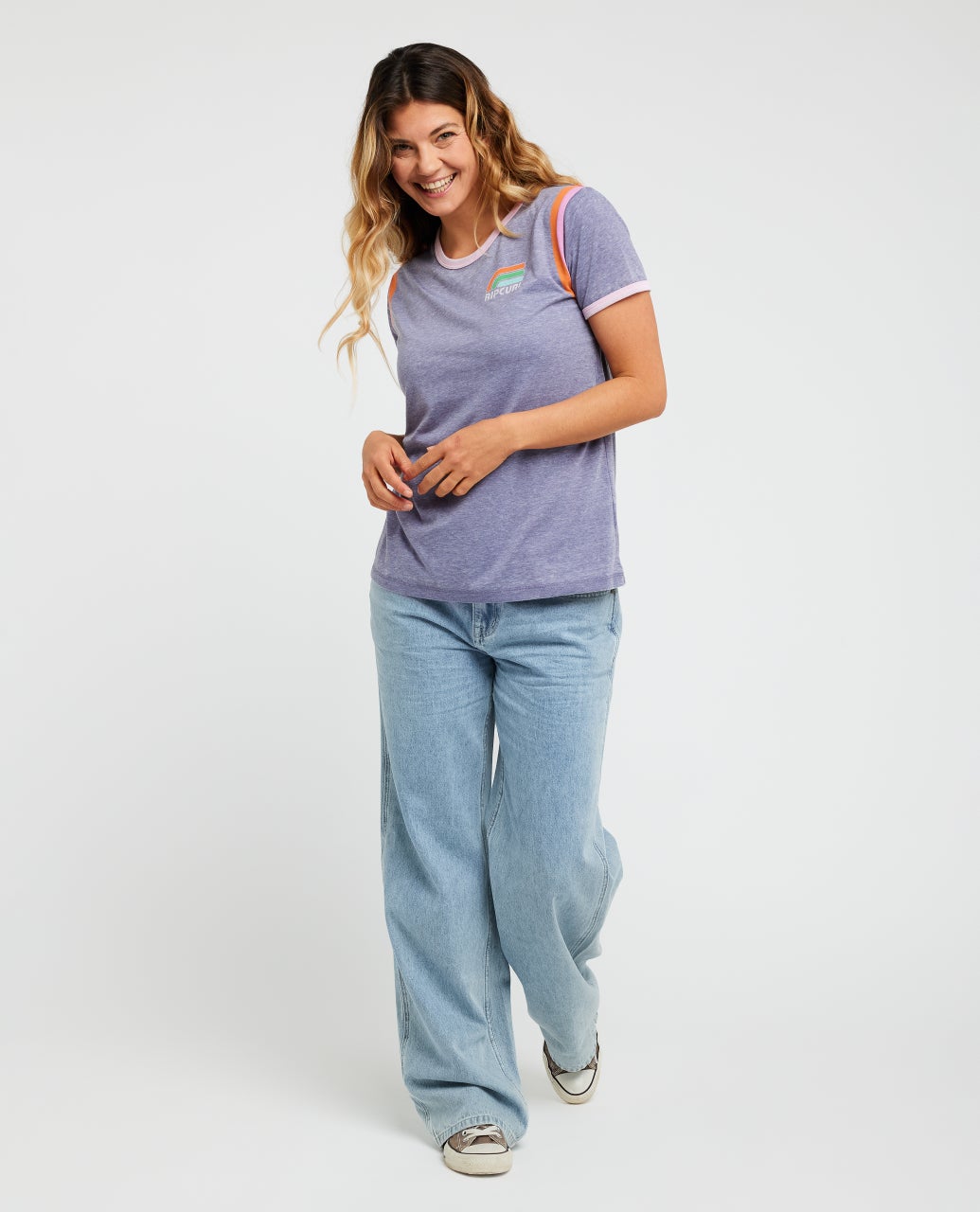 T-shirt Surf Side Ringer