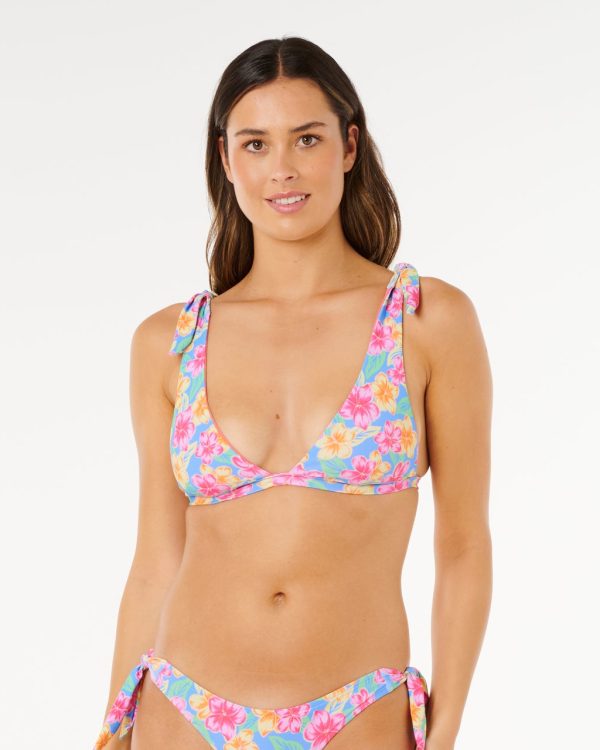 Haut de maillot de bain Deep V Malibu Cove