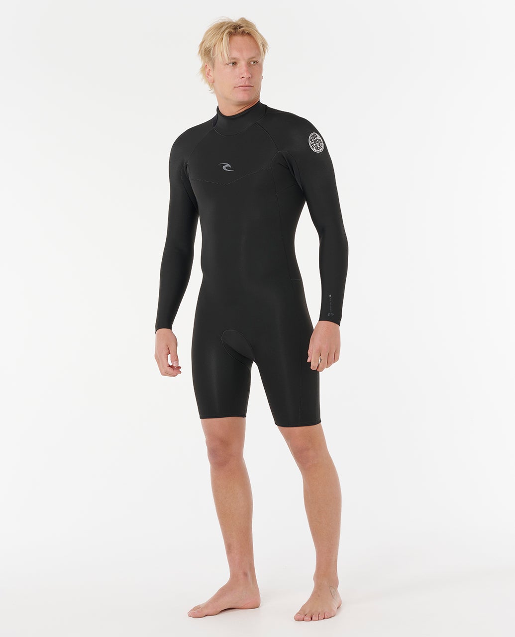 Combinaison Shorty Dawn Patrol 2/2 à Manches Longues Zip Dos