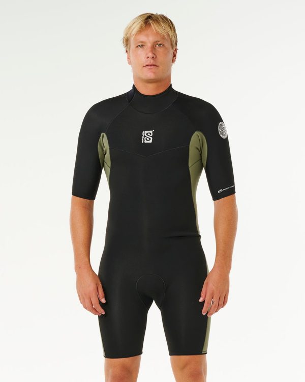 Combinaison Shorty Dawn Patrol 2/2 Zip Dos
