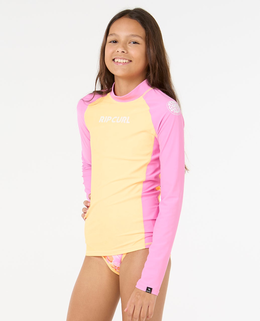 T-Shirt fille Anti-UV à manches longues Classic Surf