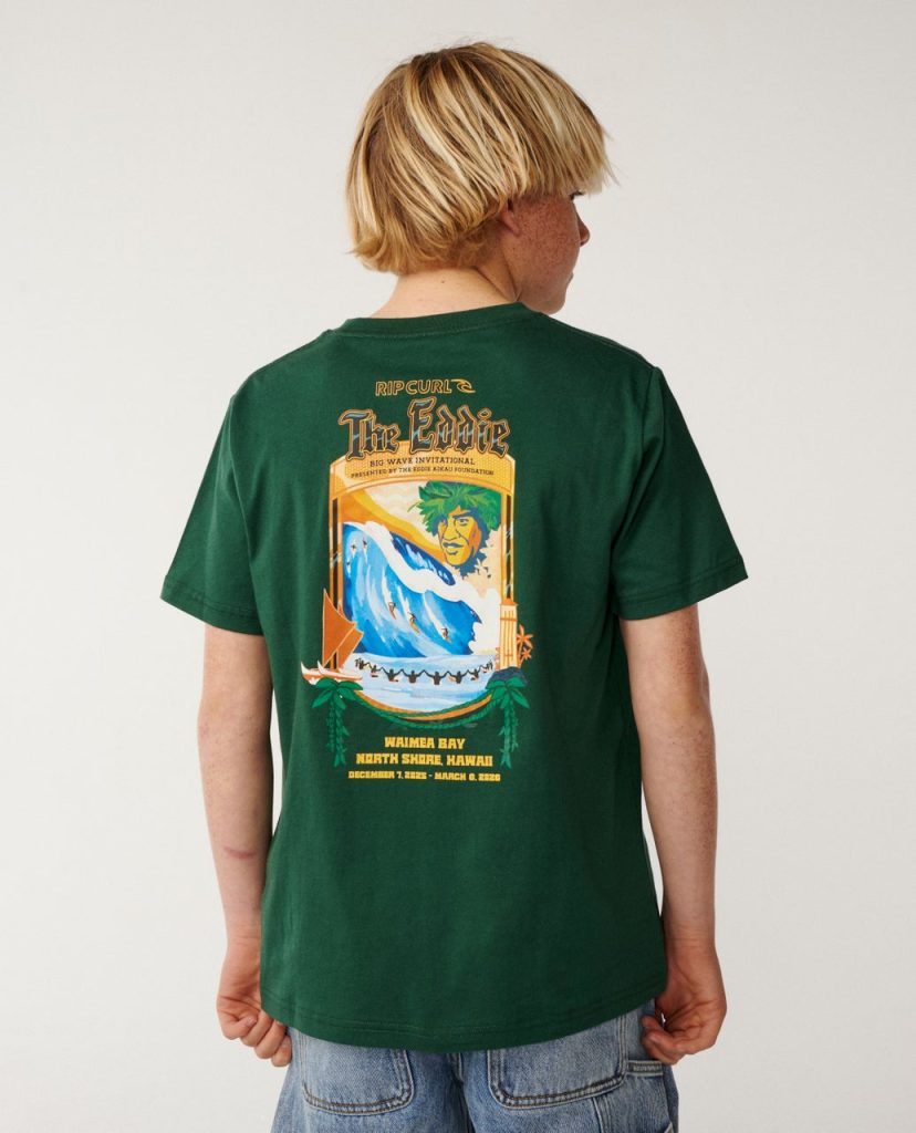 T-shirt Enfant Eddie Would Go Poster Art Enfants