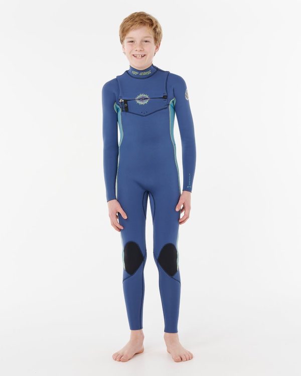 Combinaison Enfant Dawn Patrol 4/3 Zip Poitrine
