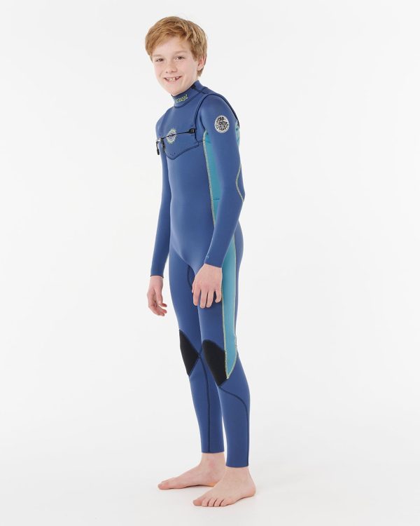 Combinaison Enfant Dawn Patrol 4/3 Zip Poitrine - vue alternative