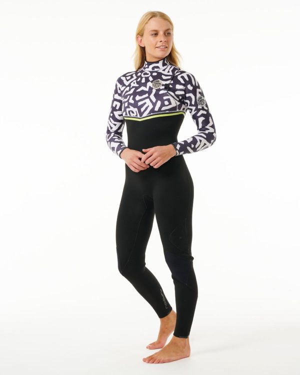 Combinaison femme Ebomb 4/3 sans Zip imprimée - vue alternative