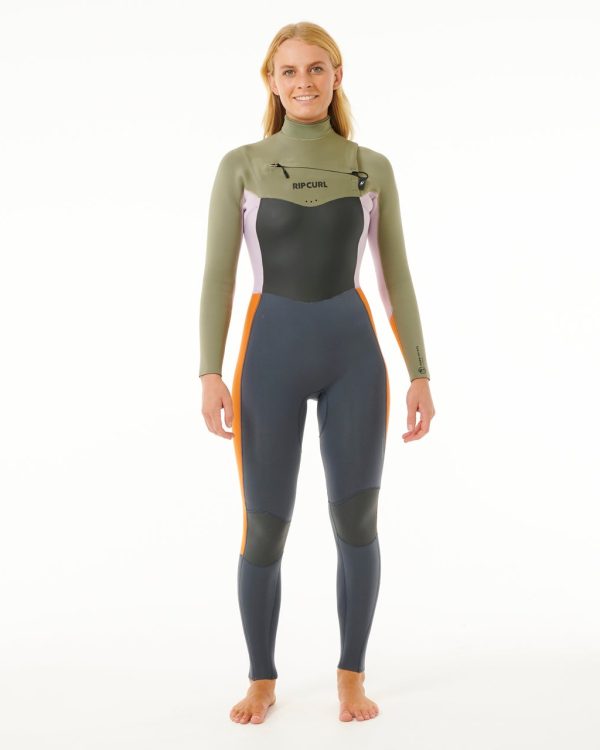 Combinaison femme Dawn Patrol 4/3 Zip poitrine