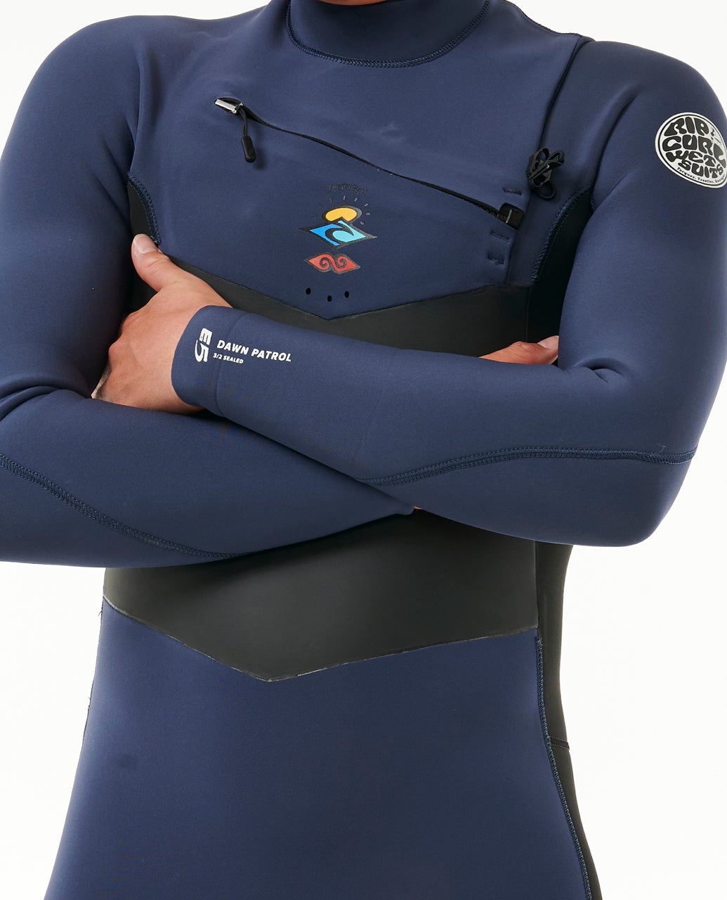 Combinaison Dawn Patrol 3/2 Zip poitrine