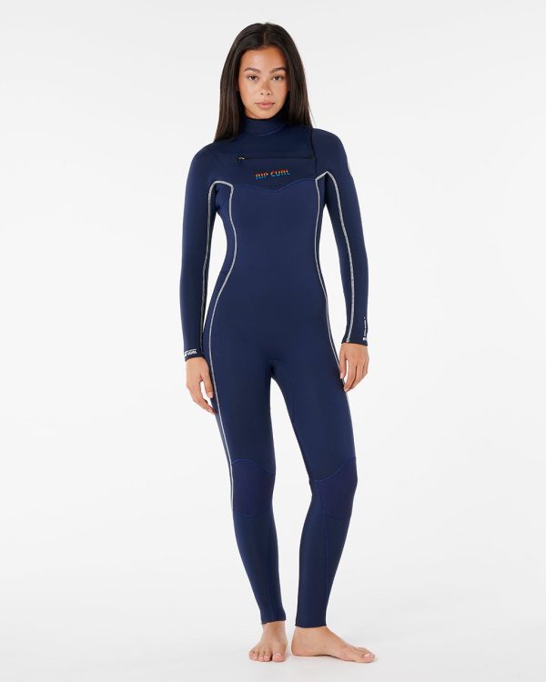 Combinaison de surf Stephanie Gilmore Dawn Patrol 4/3 Zip Poitrine