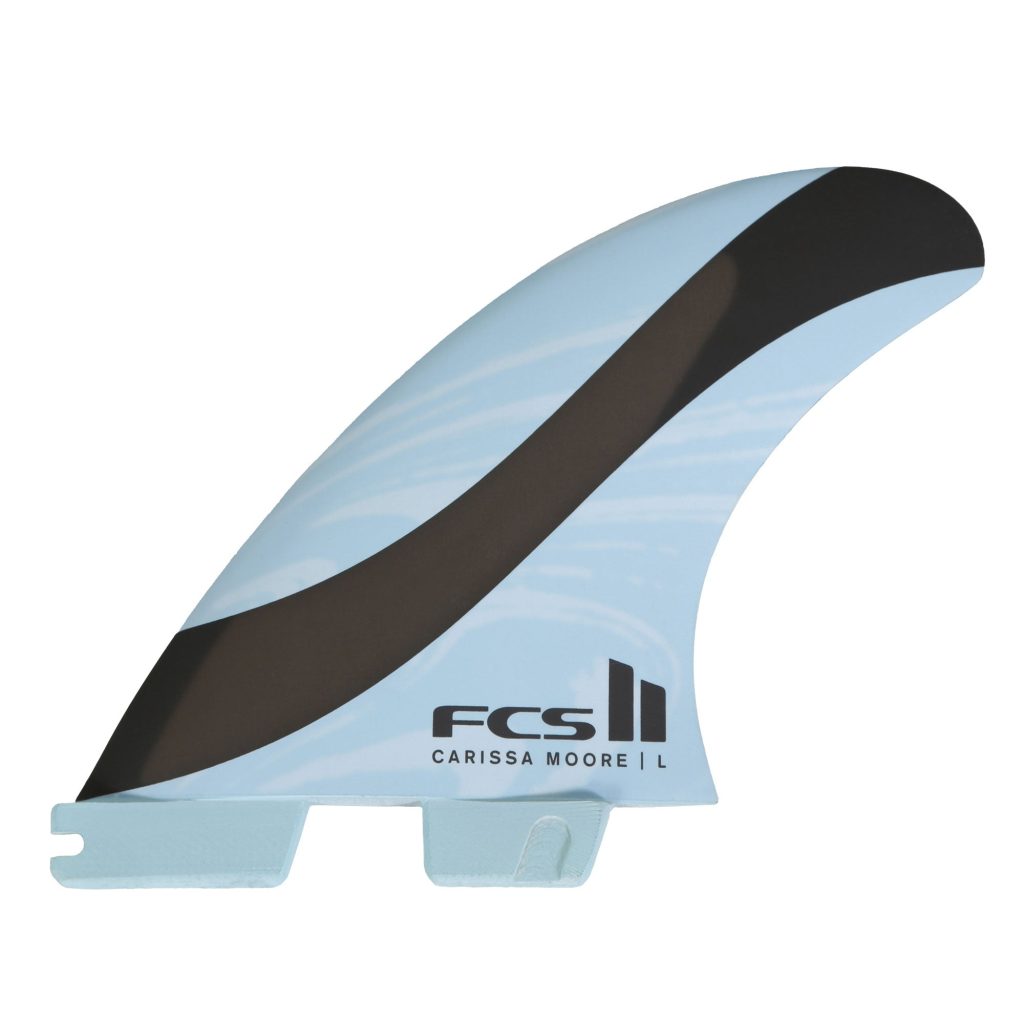 FCS II CM PC Aircore Blue/Black Medium Tri Fins