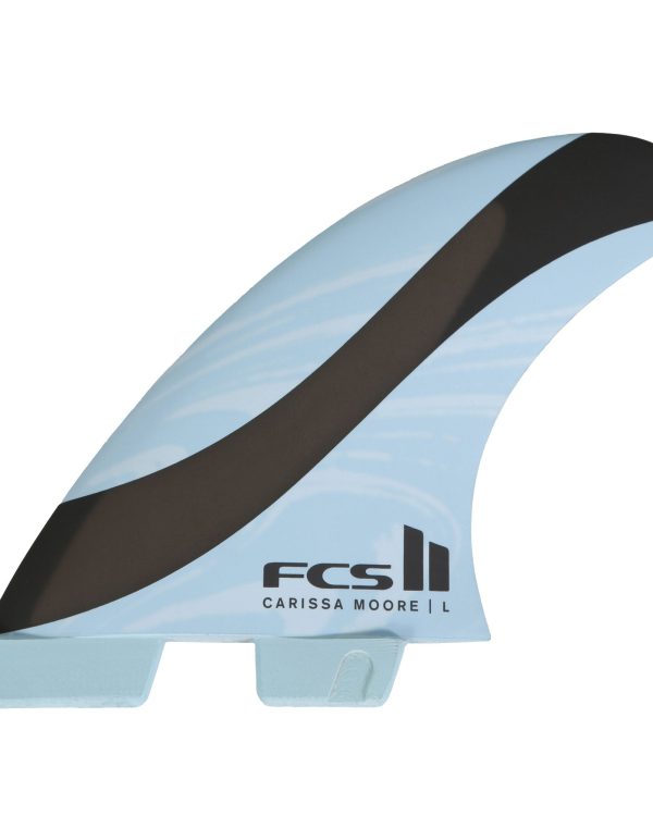 FCS II CM PC Aircore Blue/Black Medium Tri Fins