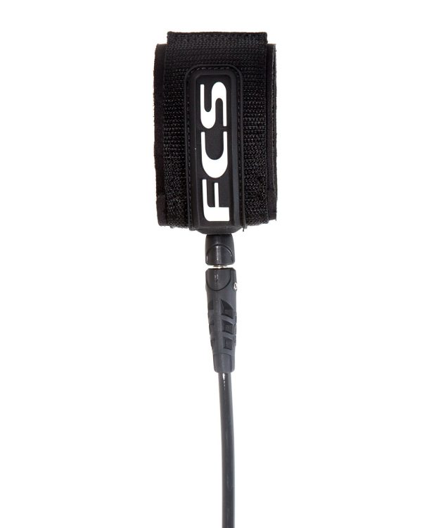 FCS 6' Comp Classic Leash Tranquil Blue/Black