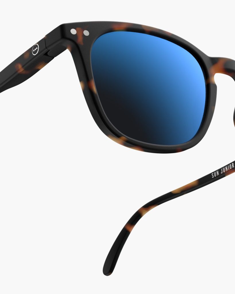 Izipizi E Sun Junior Tortoise Soft Blue Mirror Lenses