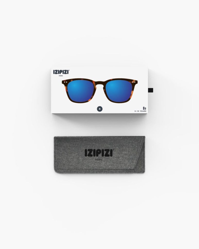 Izipizi E Sun Junior Tortoise Soft Blue Mirror Lenses