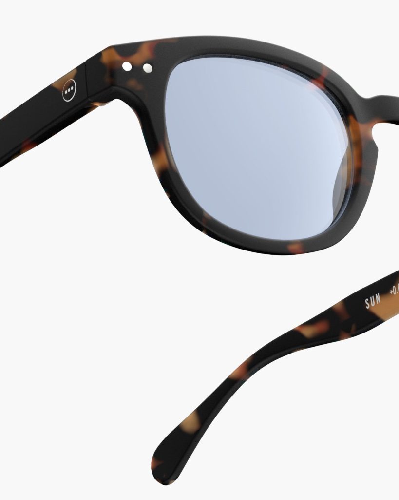 Izipizi C Sun Tortoise Soft Blue Mirror Lenses