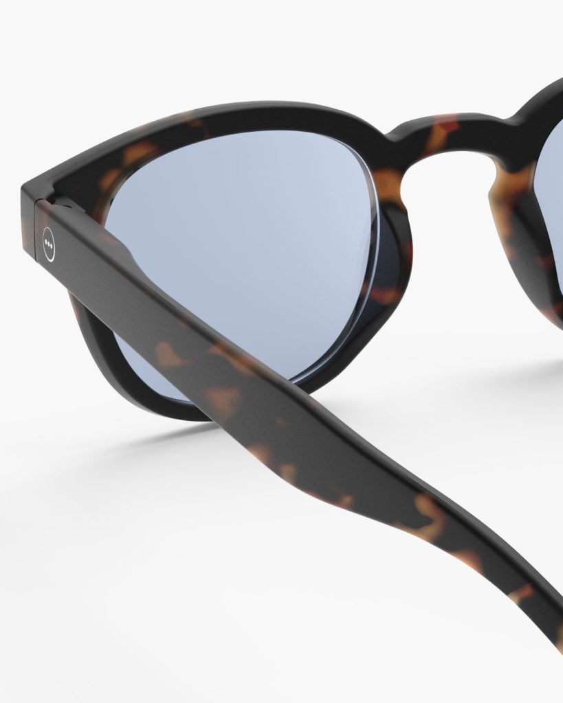 Izipizi C Sun Tortoise Soft Blue Mirror Lenses