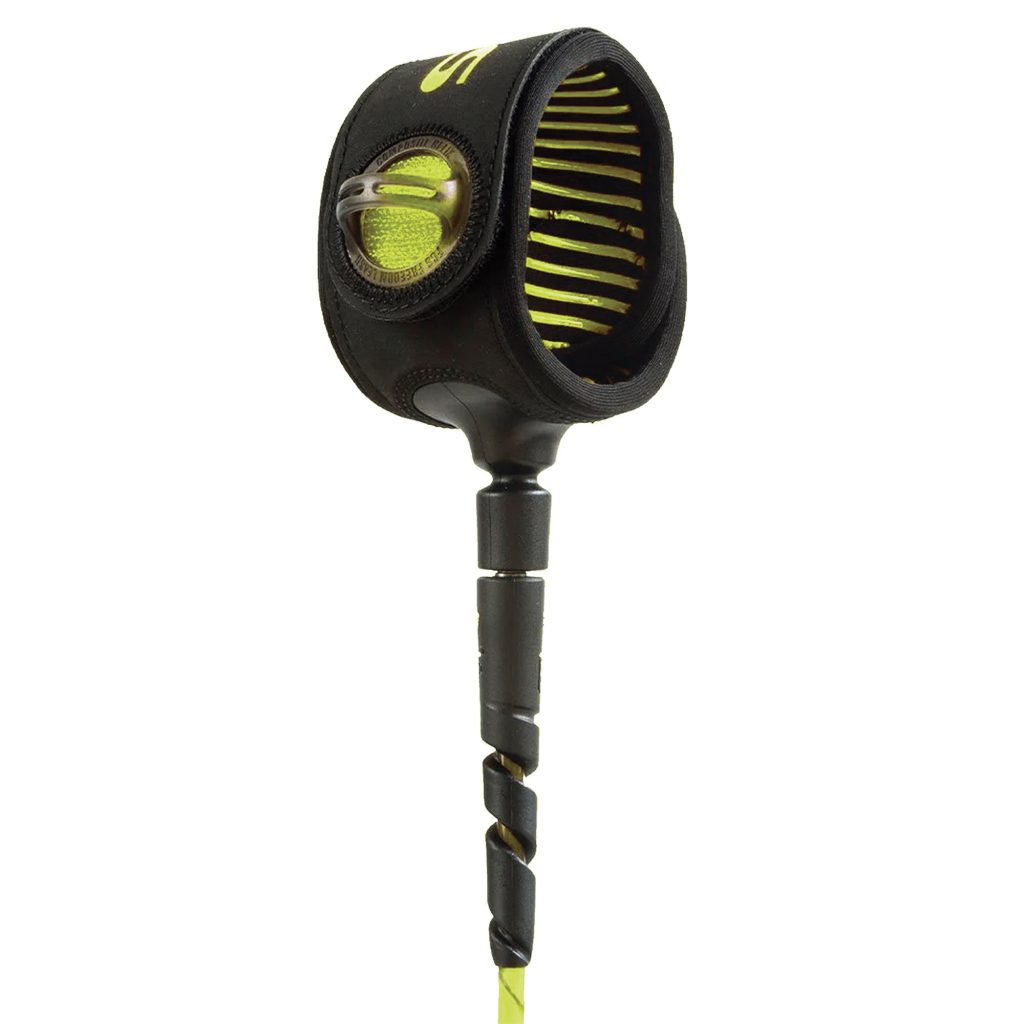FCS Freedom Helix 6 Comp Leash Cyber Lime