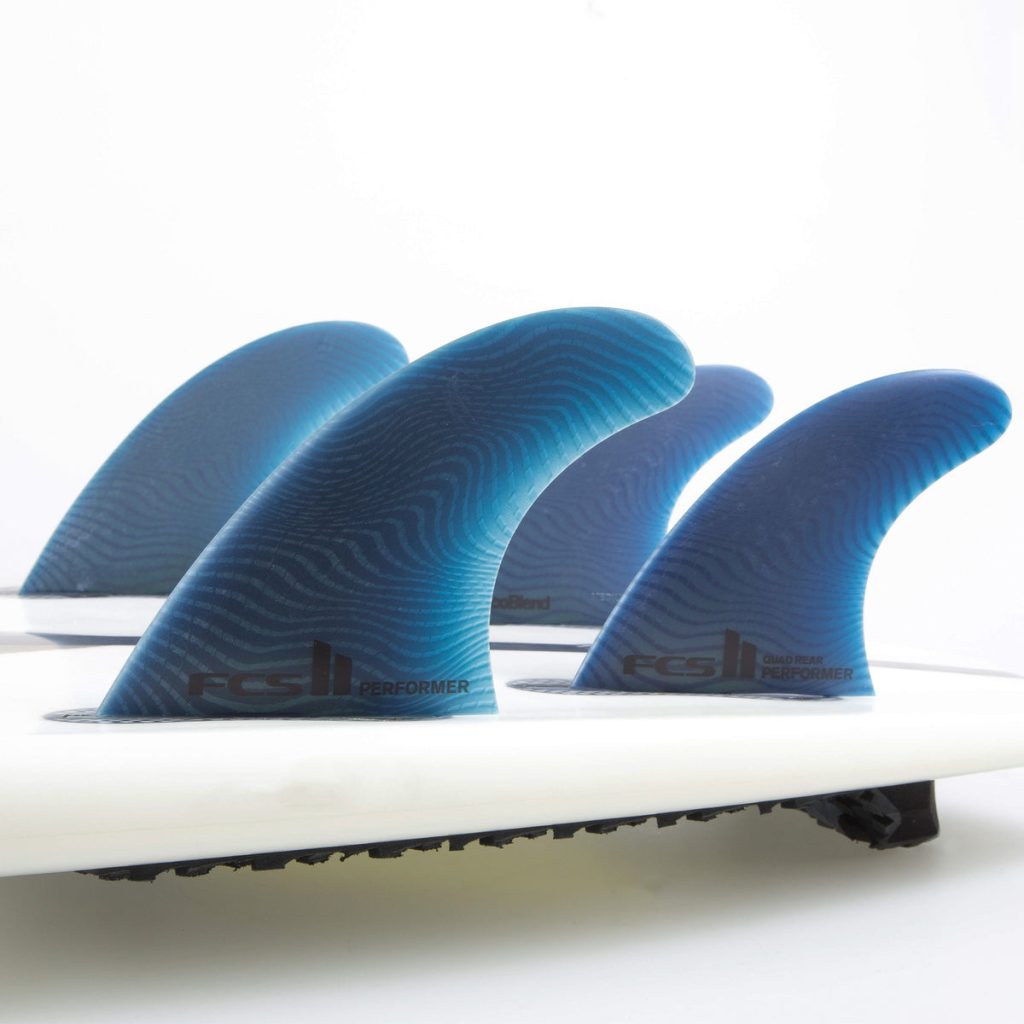 FCS II Performer Neo Glass Medium Pacific Quad Fin