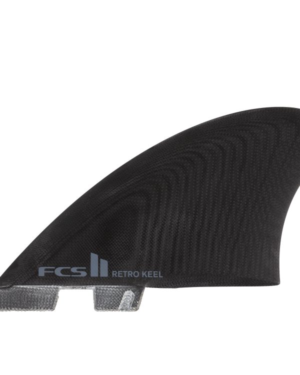 FCS II Retro Keel PG Black Twin  Fins - vue alternative