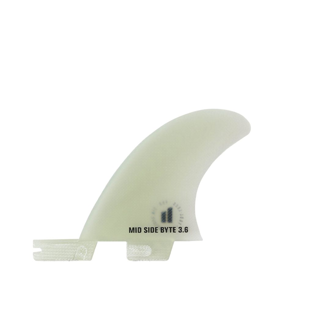 FCS II Mid Side Byte PG 3.6&Prime; Clear fins