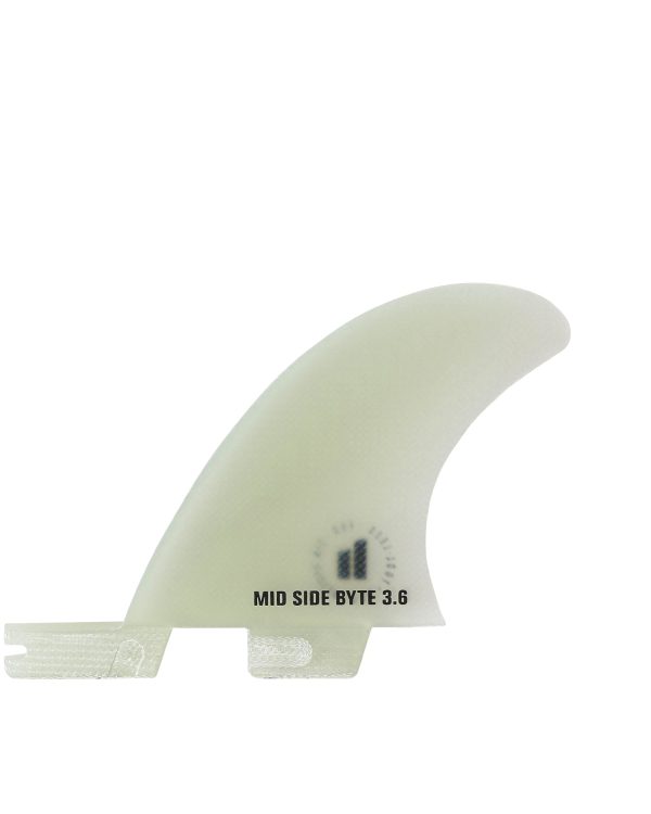 FCS II Mid Side Byte PG 3.6&Prime; Clear fins - vue alternative