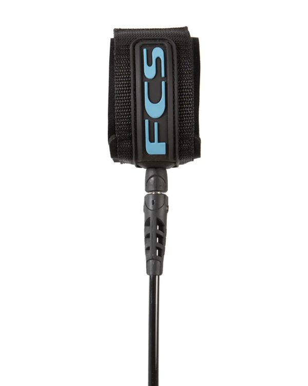 FCS 6&prime; All Round Classic Leash Tranquil Blue/Black - vue alternative