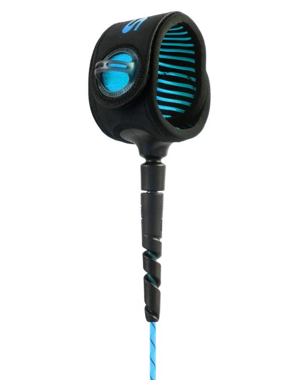 FCS Freedom Helix 6’ Comp Leash Blue/Black