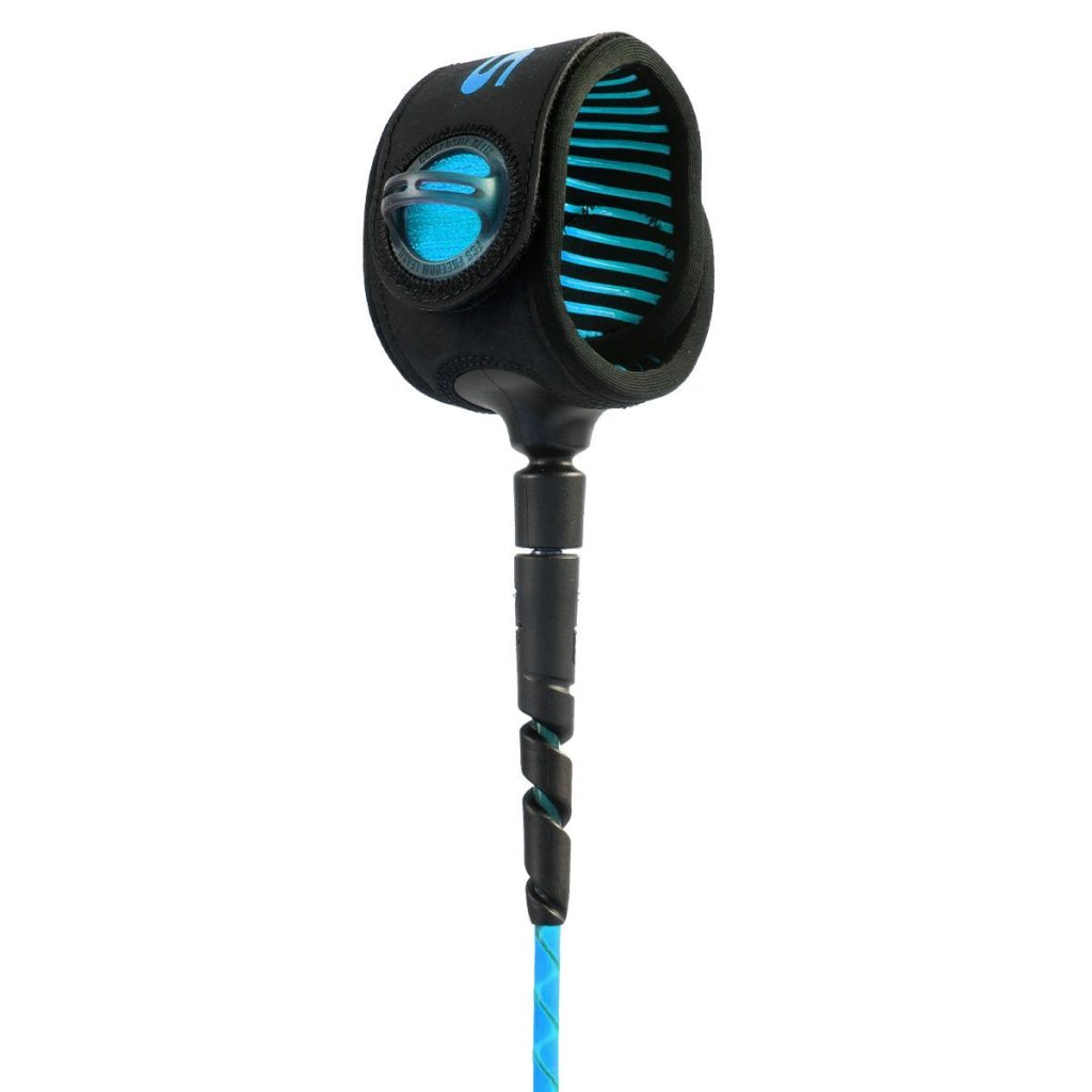 FCS Freedom Helix 6’ All Round Leash Blue/Black