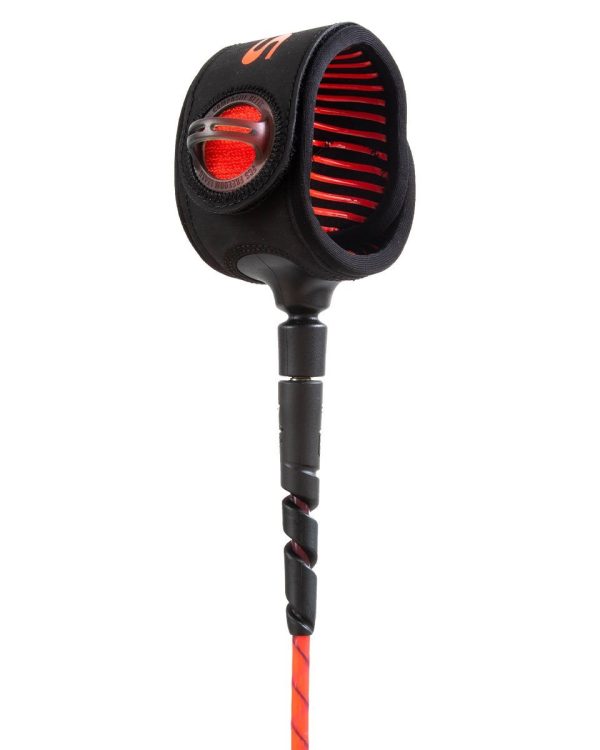 FCS Freedom Helix 7’ All Round Leash Red/Black