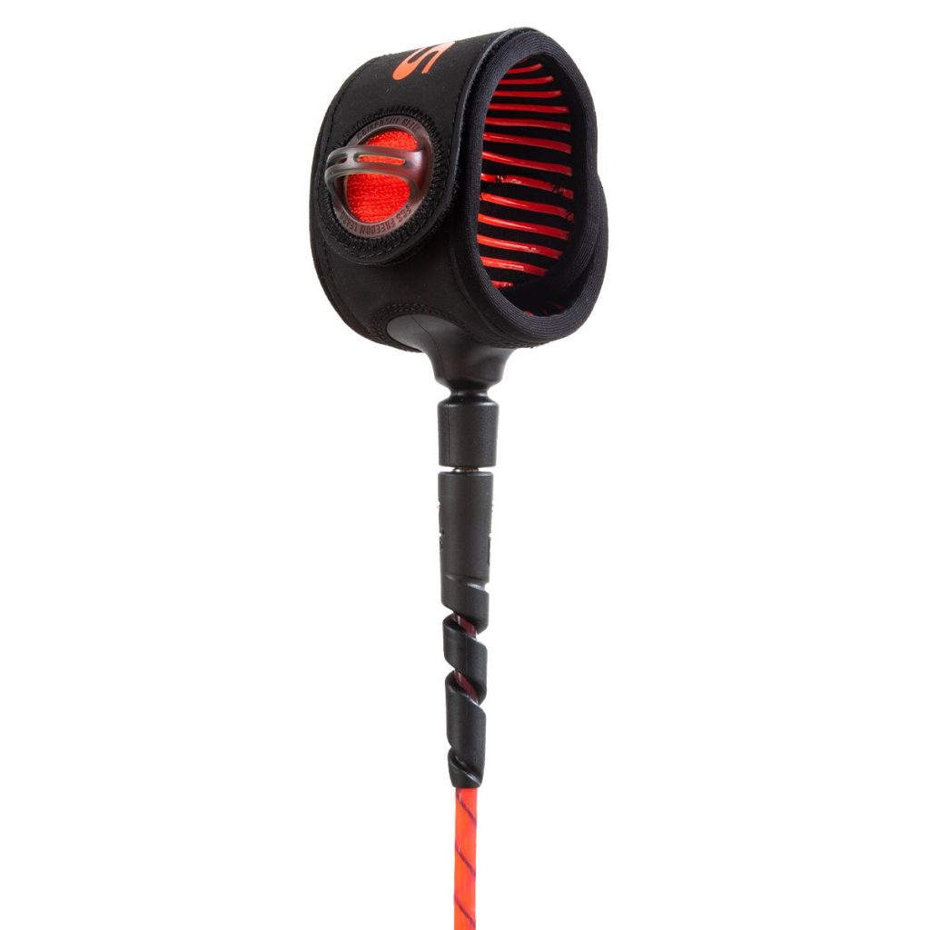 FCS Freedom Helix 6’ All Round Leash Red/Black