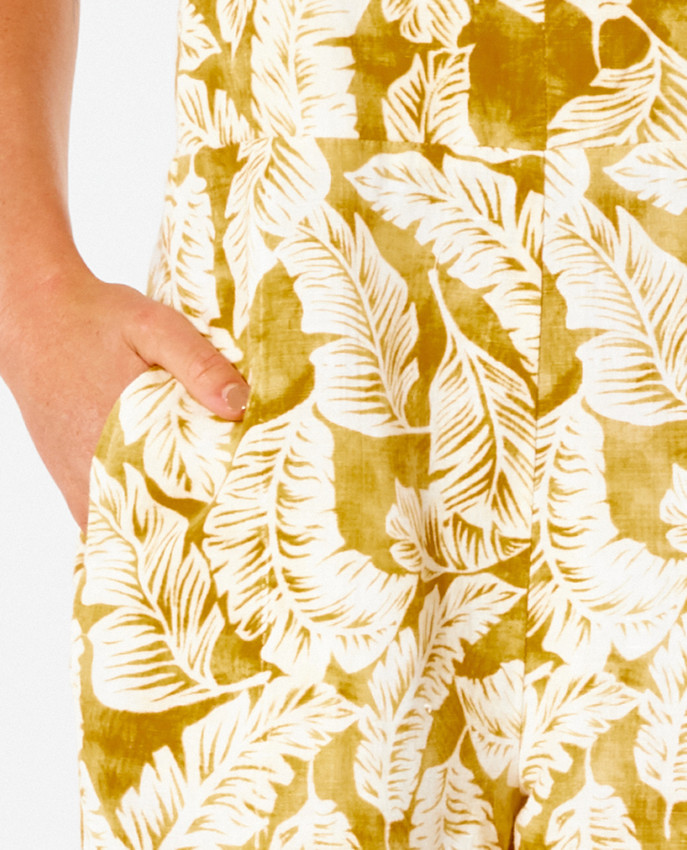 Summer Palm Romper