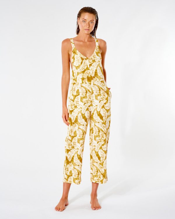 Summer Palm Romper