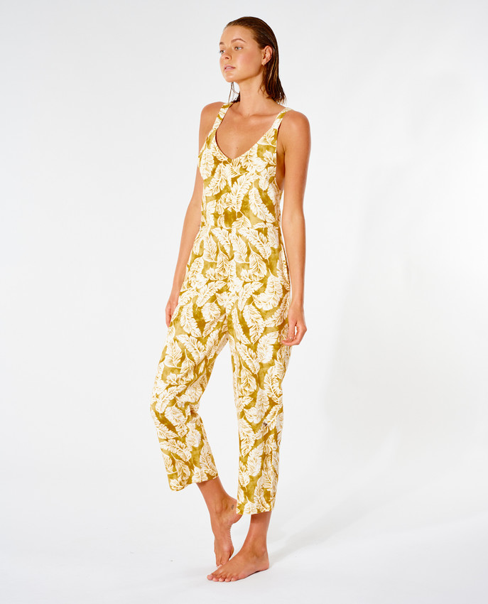 Summer Palm Romper