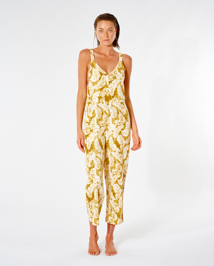 Summer Palm Romper