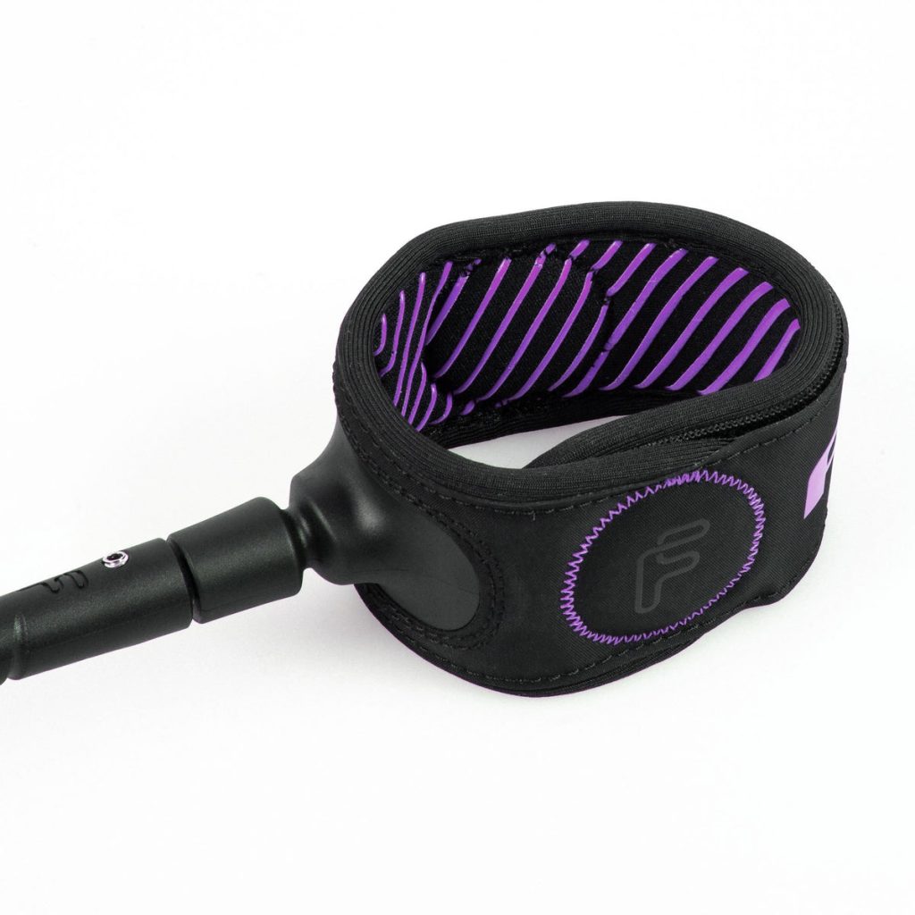 FCS Freedom Helix 6’ Comp Leash Purple/Black