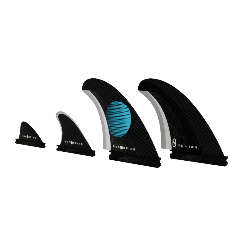 Slater Ks Twin + 2 Fin Single Tab – Black/blue