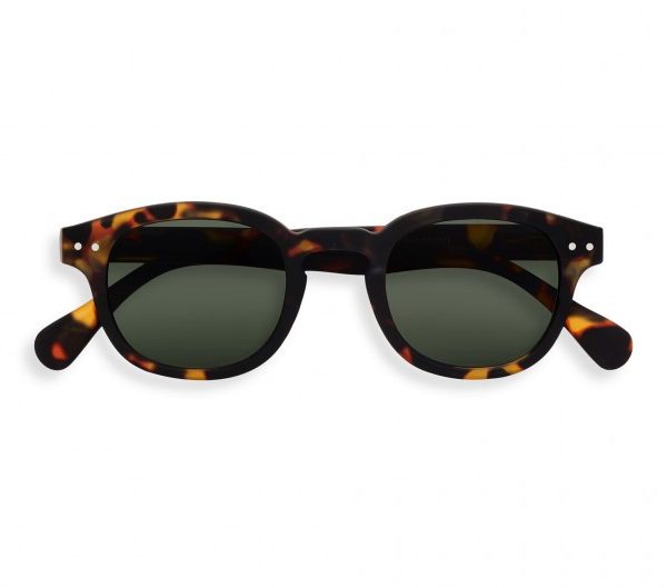 Sun C Tortoise Green Lenses