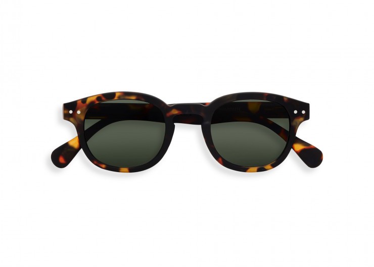 Sun C Tortoise Green Lenses